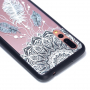 Etui plastikowe wytłoczone łapacz snów do Huawei P20 Pro - przezroczyste