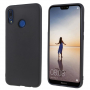 Etui plastikowe matowe do Huawei P20 Lite - czarne