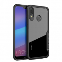 Ipaky etui przezroczyste z ramką do Huawei P20 Lite - czarne