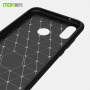 Mofi etui plastikowe z teksturą szlifowaną do Huawei P20 Lite - czarne