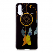 Etui plastikowe świecące w ciemności łapacz snów do Huawei P20 Pro - czarne