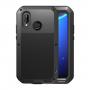 Love Mei super odporne etui metalowe do Huawei P20 Lite - czarne
