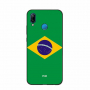Nxe etui plastikowe flaga Brazylii do Huawei P20 Lite