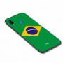 Nxe etui plastikowe flaga Brazylii do Huawei P20 Lite