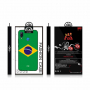 Nxe etui plastikowe flaga Brazylii do Huawei P20 Lite