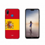 Nxe etui plastikowe flaga Hiszpanii do Huawei P20 Lite