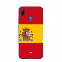 Nxe etui plastikowe flaga Hiszpanii do Huawei P20 Lite