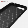 Etui ochronne plastikowe z teksturą szlifowaną do Honor 10 - czarne