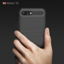 Etui ochronne plastikowe z teksturą szlifowaną do Honor 10 - czarne