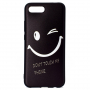 Etui silikonowe emotikona do Honor 10 - czarne