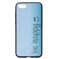 Etui silikonowe Be happy pro Huawei Y5 (2018) - niebieskie