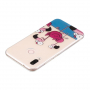 Etui ochronne plastikowe flamingi do Huawei P20 Lite - przezroczyste