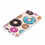 Etui ochronne plastikowe donuty do Huawei P20 Lite - przezroczyste