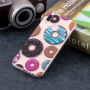 Etui ochronne plastikowe donuty do Huawei P20 Lite - przezroczyste