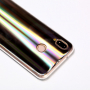 Etui plastikowe promienie laserowe do Huawei P20 Lite - srebrne