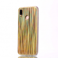 Etui plastikowe promienie laserowe do Huawei P20 Lite - złote