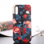 Etui plastikowe z pętlą róża do Huawei P20 Pro - czarne