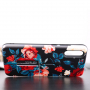 Etui plastikowe z pętlą róża do Huawei P20 Pro - czarne