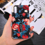 Etui plastikowe z pętlą róża do Huawei P20 Pro - czarne