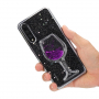 Etui plastikowe kieliszek z winem do Huawei P20 Pro - fioletowe