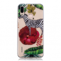Etui plastikowe zebra do Huawei P20 Lite - przezroczyste