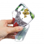 Etui plastikowe zebra do Huawei P20 Lite - przezroczyste