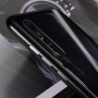 Luphie ramka metalowa ze szkłem hartowanym do Huawei P20 Pro - czarna / przezroczysta