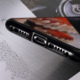 Luphie ramka metalowa ze szkłem hartowanym do Huawei P20 Pro - czarna / przezroczysta