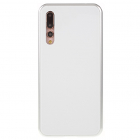 Luphie ramka metalowa ze szkłem hartowanym do Huawei P20 Pro - srebrna