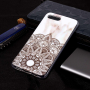 Etui plastikowe mandala do Honor 10 - białe