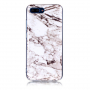 Etui plastikowe marmur do Honor 10 - szare