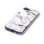 Etui plastikowe marmur do Honor 10 - szare