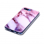 Etui plastikowe marmur do Honor 10 - różowe