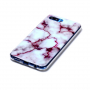 Etui plastikowe marmur do Honor 10 - czerwone
