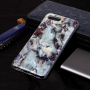 Etui plastikowe marmur do Honor 10 - fioletowe
