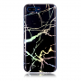 Etui plastikowe ze wzorem marmuru do Honor 10 - czarne