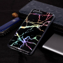 Etui plastikowe ze wzorem marmuru do Honor 10 - czarne