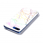 Etui plastikowe ze wzorem marmuru do Honor 10 - białe