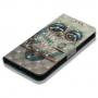 Pokrowiec flip sowa do Honor 10 - szary