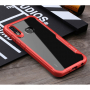 Ipaky etui przezroczyste z ramką do Huawei Nova 3 - czerwone