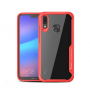 Ipaky etui przezroczyste z ramką do Huawei Nova 3 - czerwone