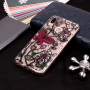 Etui plastikowe motyl z koronką do Huawei P20 Lite - przezroczyste