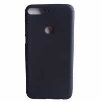 Etui plastikowe Frosted do Huawei Y7 Prime (2018) - czarne