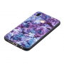 Etui plastikowe marmur do Huawei P20 Lite - fioletowe