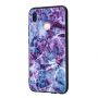 Etui plastikowe marmur do Huawei P20 Lite - fioletowe
