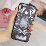Etui plastikowe tygrys do Huawei P20 Lite - czarno-białe