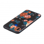 Etui plastikowe róże do Huawei Nova 3i - czarne