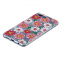 Etui plastikowe kwiaty do Honor 10 - przezroczyste