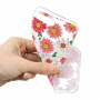Etui plastikowe kwiaty do Honor 10 - przezroczyste