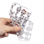 Etui plastikowe urocze pandy do Huawei Nova 3i - przezroczyste
